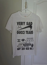 Load image into Gallery viewer, 10 YEAR ANNIVERSARY VERY SAD GUCCI TEARS TEE  #2014
